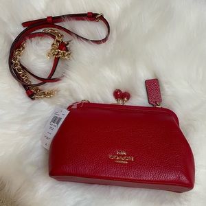 NWT Coach strawberry Nora bag